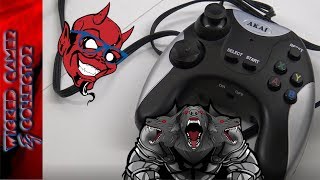 Akai Plug and Play Action Arcade Controller from the '90 Review