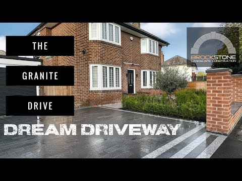 The Granite Drive - A Dream Driveway that will last a lifetime! #driveways #hardscape #landscaping
