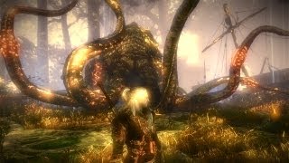 Geralt and Busty Sorceress Sile Epic Hunt: Full Story of Kayran River Monster (Witcher 2 | Quest)