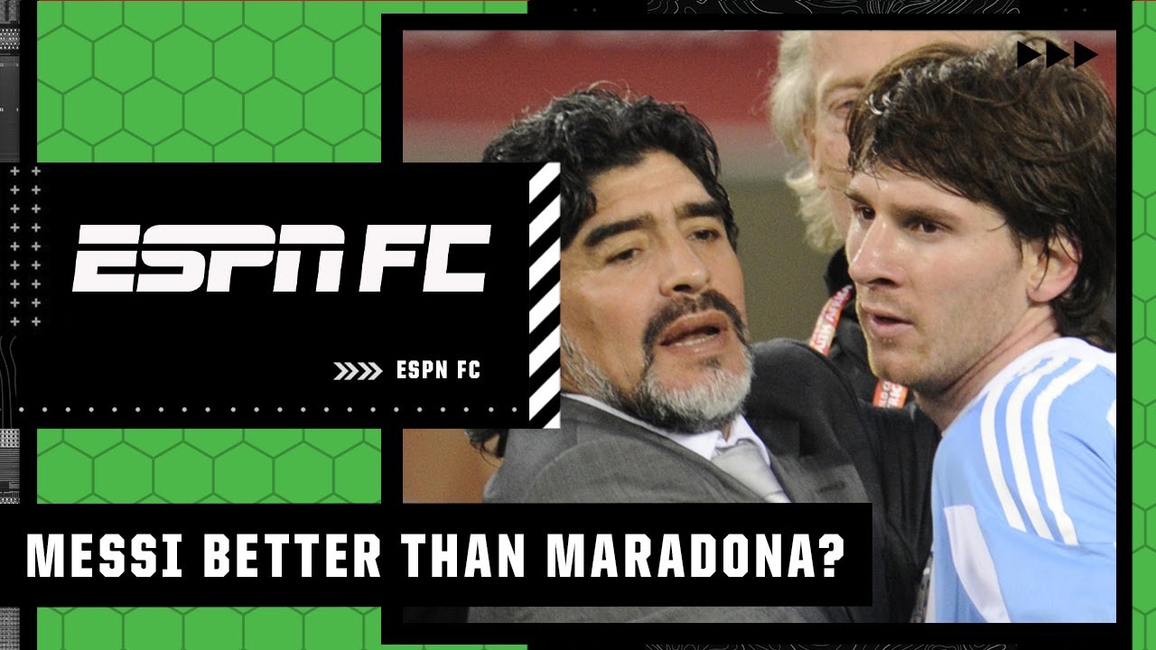 Lionel Messi or Diego Maradona: Who's better all-time? | ESPN FC