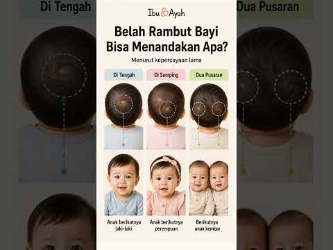 Belah Rambut Bayi Bisa Menandakan Apa, Menurut Kepercayaan Lama #ibudanayah