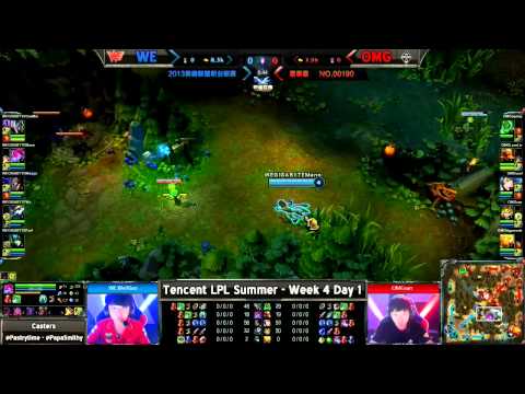 WE vs OMG - LPL Summer 2013 W4D1