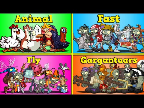 Tournament Speed All Zombies - Which zombie runs the fastest? - PvZ 2 Zombie vs Zombie