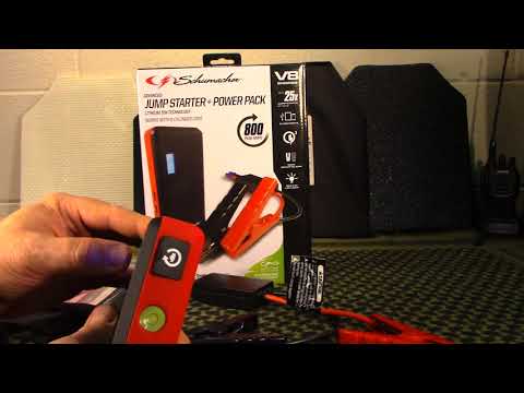 Small Portable Battery Power Pack (Schumacher Battery Jump Starter)