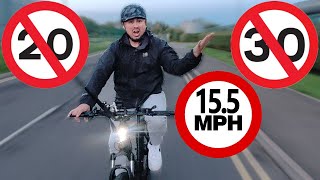 Ebikers are WRONG about the Ebike Speed Law