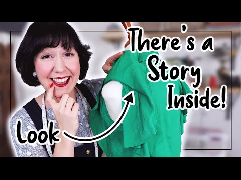 Look inside my clothes to learn garment construction and solve a few mysteries! 'Garment archeology'