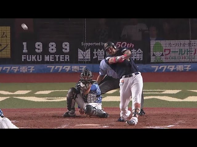【3回表】バファローズ・ロメロ 復帰後初タイムリーで追加点!! 2018/8/26 M-Bs
