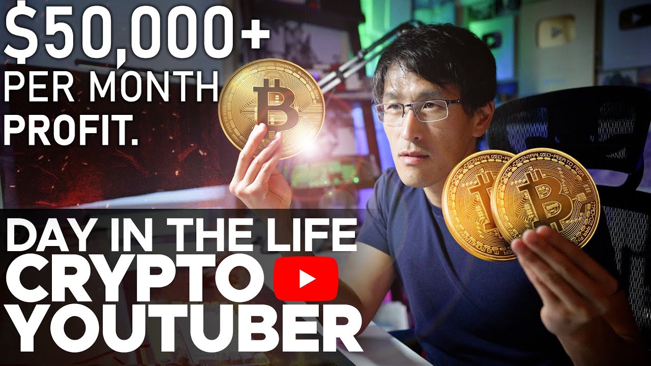 DAY IN THE LIFE OF A CRYPTO YOUTUBER ($50,000 per month profit... as a millionaire)