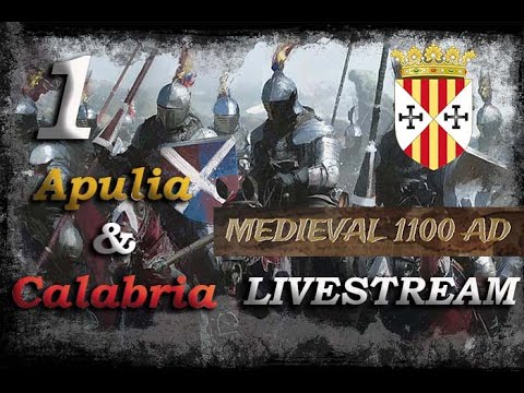 LIVESTREAM Total War Rome 2 - 1100AD campaign - Dutchy of Apulia and Calabria #1
