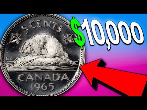 "1965 NICKELS WORTH MONEY" - Valuable Canadian Coins in your Pocket Change!!