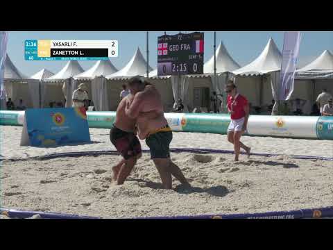 Round 3 Men's BW - +90 kg: F. YASARLI (TUR) v. L. ZANETTON (FRA)