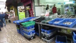 preview picture of video 'The Old City of Acre (Akko) Market: Lots of fruits, vegetables and all types of fish'