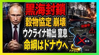 【衝撃】黒海を塞いだロシア、穀物協定崩壊でウクライナ輸出が窒息…最後の命綱はドナウ川だった