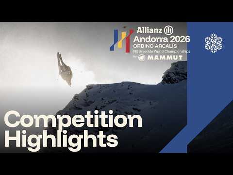 COMPETITION HIGHLIGHTS 🤯 | First time ever! | Allianz FIS Freeride World Championships Andorra 2026