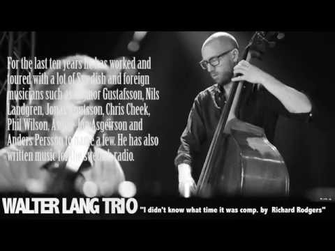 Walter Lang Trio TEASER THOMAS MARKUSSON