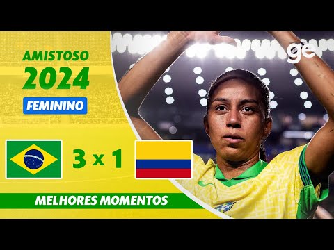 Gols e lances de Brasil x Colômbia