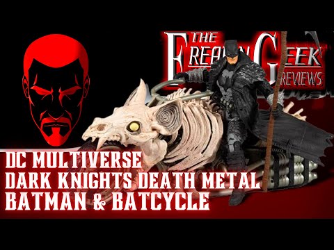 DC Multiverse Dark Knights Death Metal BATMAN & BATCYCLE: EmGo's Reviews N' Stuff