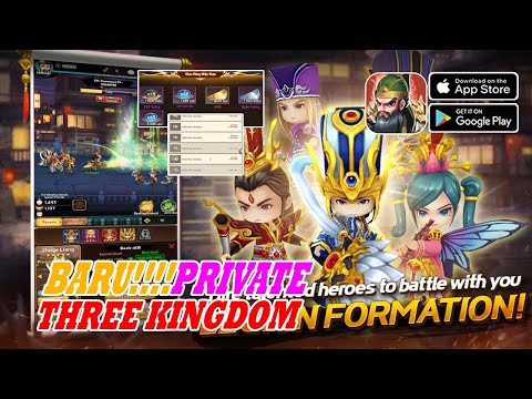 PRIVATE BARU!!!THREE KINGDOM IDLE MOBILE 2022 ANDROID F2P FREE VIP FULL GIFT CODE