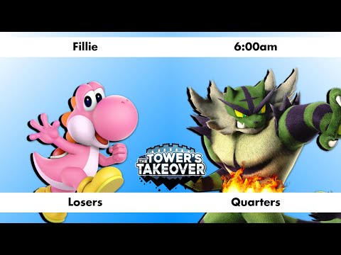 Losers Quarters: Fillie (Yoshi) vs 6:00am (Incineroar) - The Tower's Takeover #7