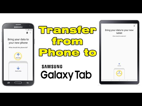How to transfer data from Samsung phone to Samsung tablet