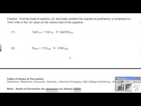 Thermochemistry  Enthalpy and Thermochemical equations