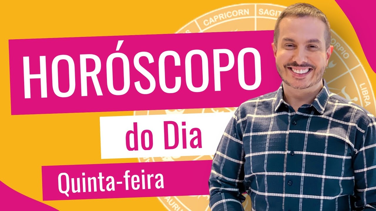26/09/24 - HORÓSCOPO DO DIA - (QUINTA)  | André Mantovanni