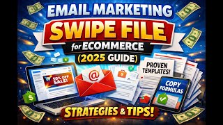 Email Marketing Swipe File for Ecommerce (2025 Guide) | Proven Templates, Copy Formulas & Strategies