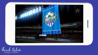Vídeo de Convite Animado Futebol + Escudo