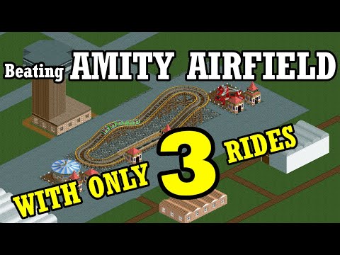 RCT2: Beating Amity Airfield With Only 3 Rides