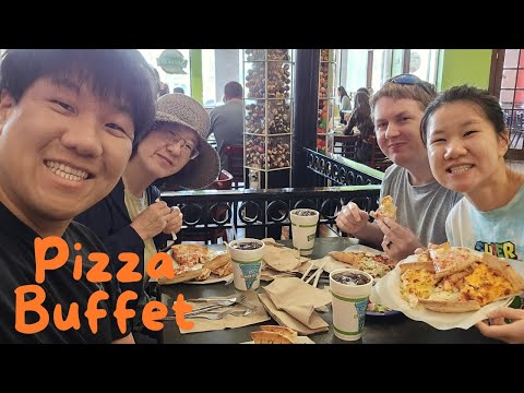 (ENG/KOR) Pizza Buffet In Atlanta, Georgia 조지아 피자뷔폐 Stevi B's Pizza Buffett