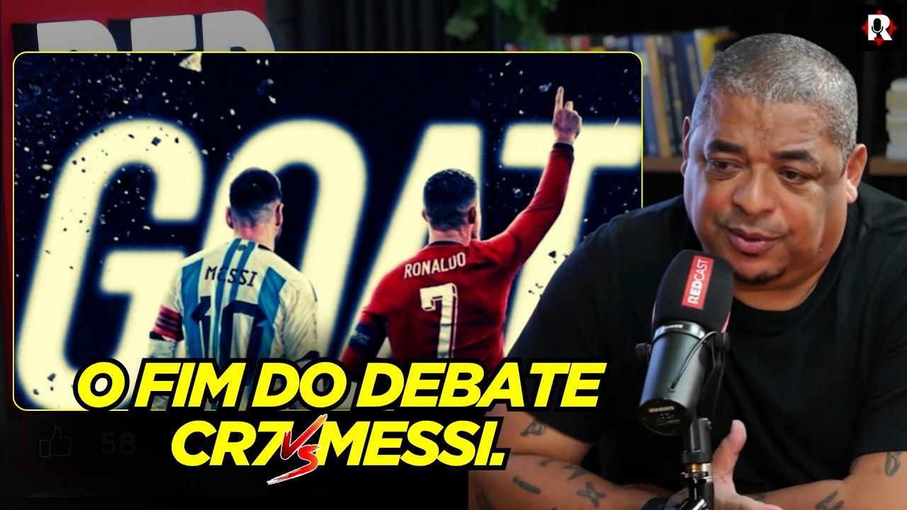 VAMPETA CRAVA: "SE CR7 VENCER O MUNDIAL, É MAIOR QUE MESSI"