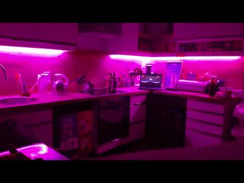 Playing the epic Lasershow "Limitless 3d" on my kitchen lights.