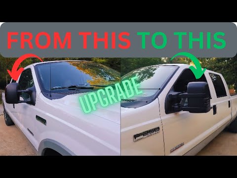 Towing Mirrors Upgrade For 99-07 Ford F250/F350/F450/F550 Super Duty, 01-05 Excursion