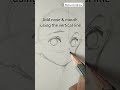 Easy way to draw anime face🔥(3/4 view) #shorts