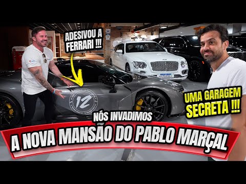 A NOVA MANSÃO DE PABLO MARÇAL - COM GARAGEM SECRETA - REVELAMOS A DIETA DO PROJETO
