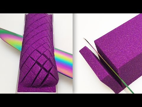 Very Satisfying Video Compilation 72 Kinetic Sand Cutting ASMR