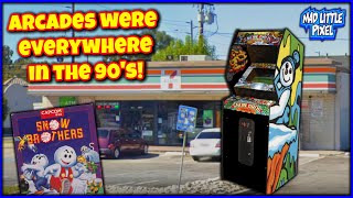 Arcades Were Everywhere In the 90's - Snow Bros. Home Ports & Playing At 7-11!