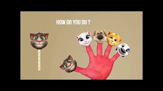 Finger Family Lollipop - Ginger Cat Lollipop Finger Family Nursery ...