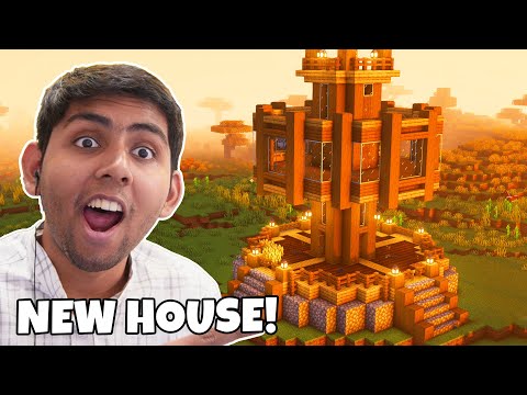 I MADE A MASSIVE TOWER HOUSE | Minecraft Survival (Episode 2)