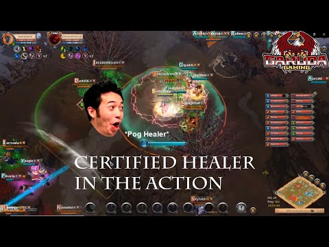 Albion Online Holding choke with certified healer ZVZ