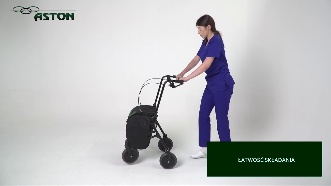 Watch ASTON SHOPIROLL - nowoczesny wózek na zakupy i podpórka do chodzenia w jednym now ASTON SHOPIROLL - nowoczesny wózek na zakupy i podpórka do chodzenia w jednym