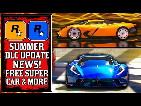 NEW GTA 5 Online Summer DLC News! FREE Supercar, Release Date Timeframe & MORE! (GTA5 New Update)