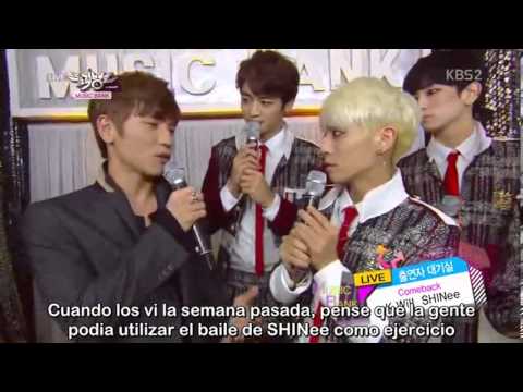 131018 SHINee y K.will @Music Bank (Sub Esp.)