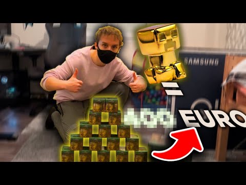 I BUY MINECRAFT EGGS FOR 300€ (0.005% GOLD CREEPER)