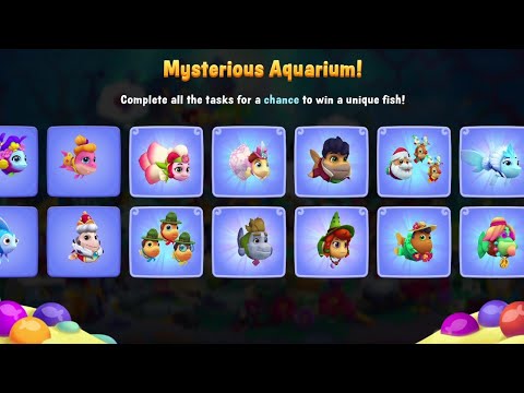 @Fishdom Carnival of Gifts Started, List of All Unique Fishes Shown.