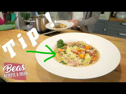Beste Graupensuppe Rezept | Lecker Eintopf kochen mit Rindfleisch
