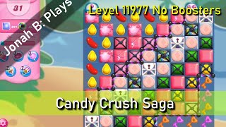 Candy Crush Saga Level 11977 No Boosters