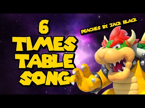 6 Times Table Song (Peaches from Super Mario Bros Movie)