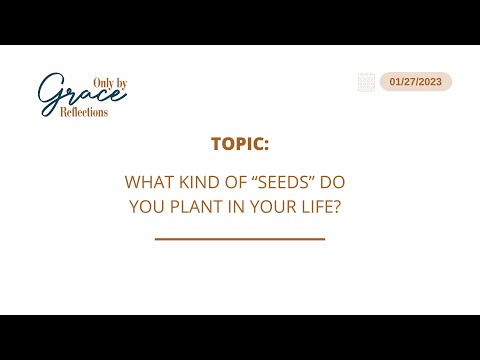 27 JANUARY 2023 - ONLY BY GRACE REFLECTIONS