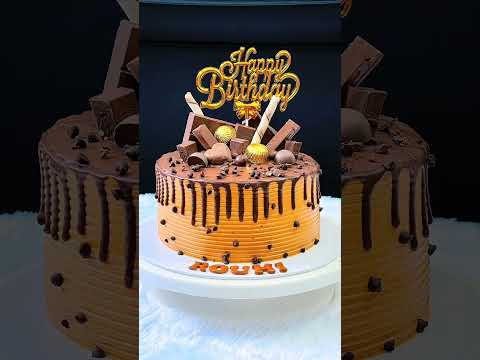 Chocolate cake with chocolates.       #bakewithlove #cakedesign